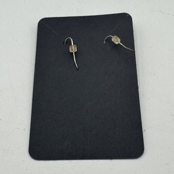 Purple Star Dangle Earrings With Silver-Tone Hooks - Picture 3 of 3